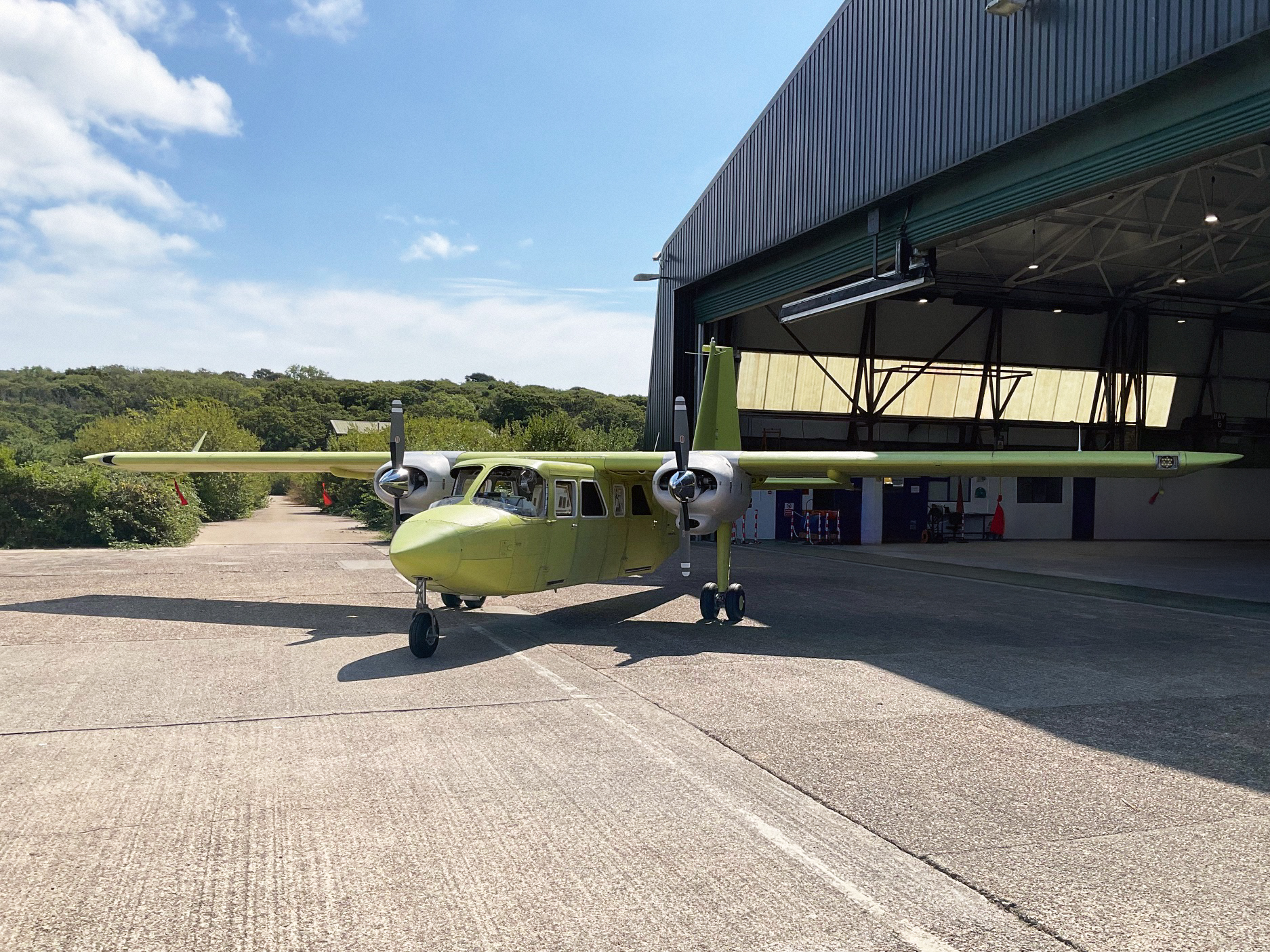 First UK-built Islander