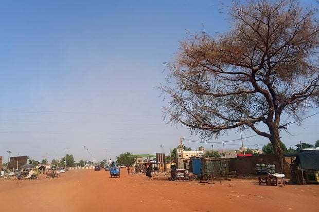 File photo of a a street in Niamey, Niger
