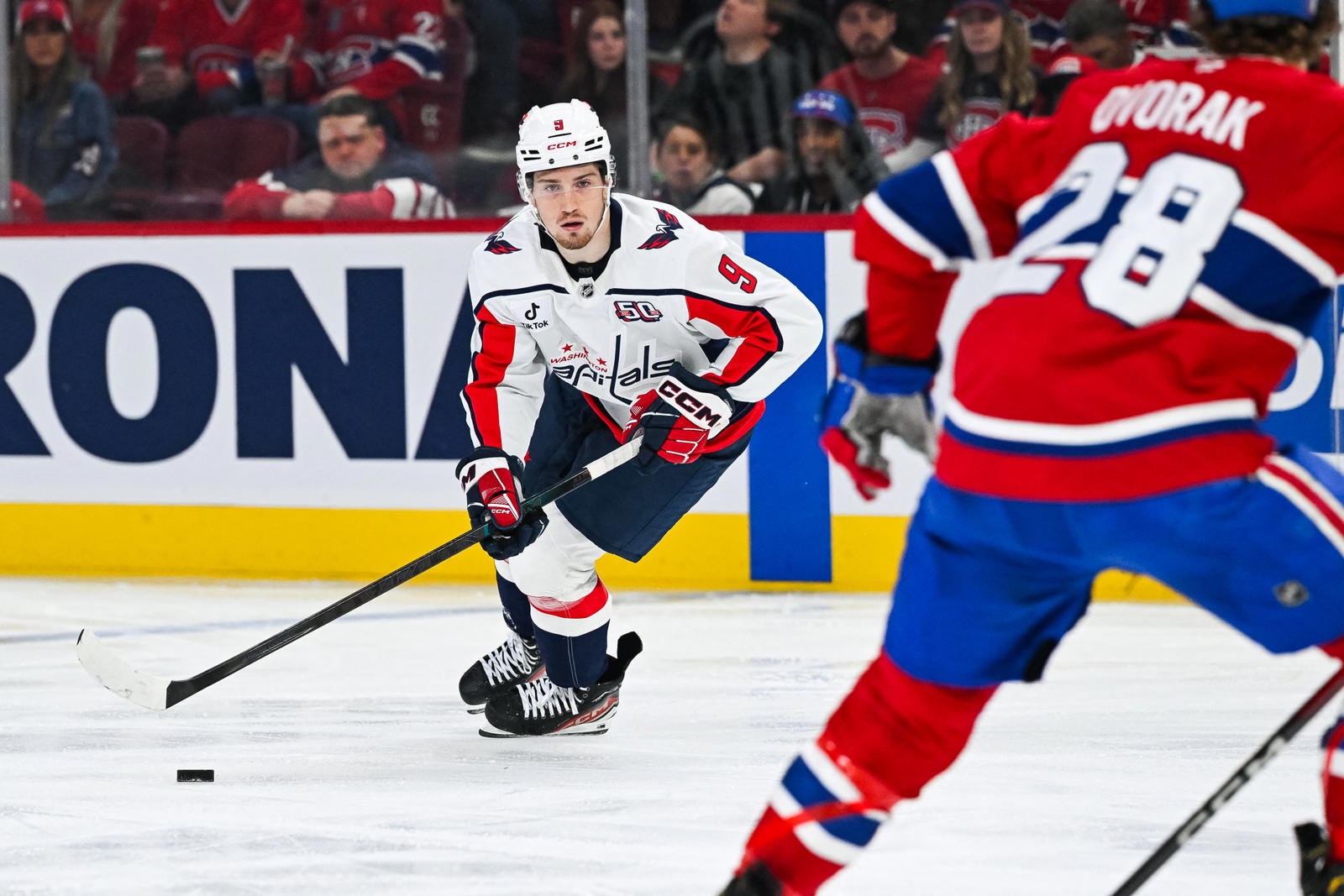 Ryan Leonard scored 20 goals and 45 points in his rookie season. (David Kirouac-Imagn Images)