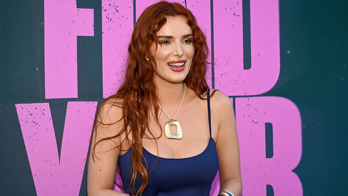 Bella Thorne at the Los Angeles screening of "Find Your Friends" in June 2026.