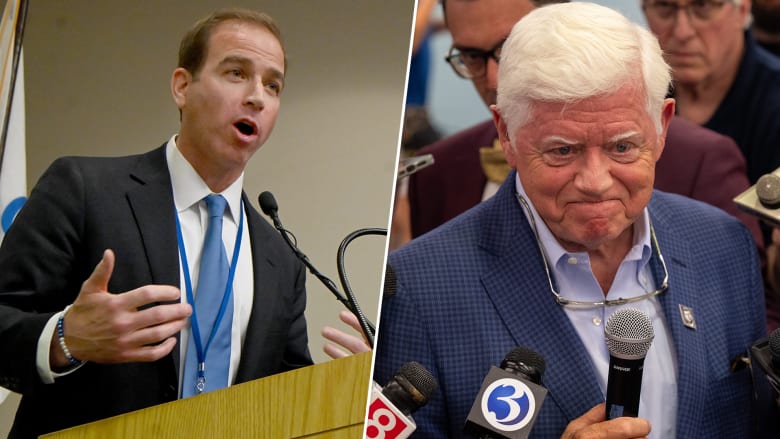 Larson, Bronin speak to voters after Bronin’s win in Connecticut House race