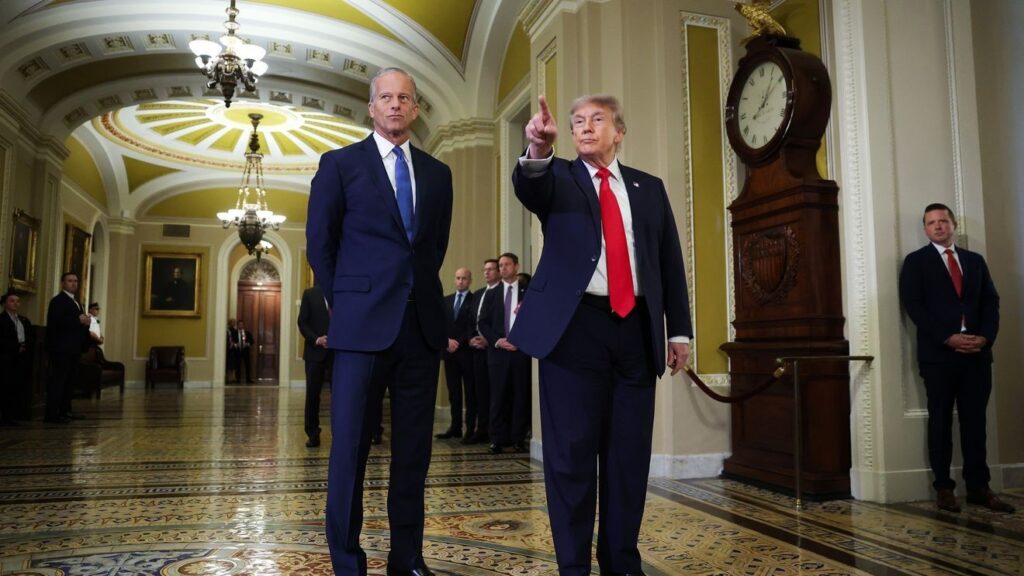 Trump pushes Senate to pass reconciliation, while expert says safety & AI help economy