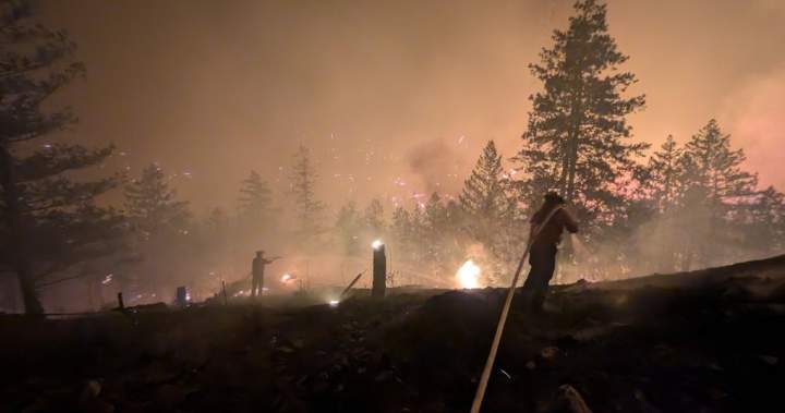 Latest on the Bald Range wildfire shows some fire growth expected on Monday Latest on the Bald Range wildfire shows some fire growth expected on Monday