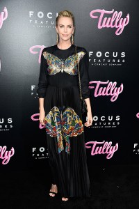 LOS ANGELES, CA - APRIL 18: Charlize Theron attends the premiere of Focus Features' "Tully" at Regal LA Live Stadium 14 on April 18, 2018 in Los Angeles, California. (Photo by Frazer Harrison/Getty Images)