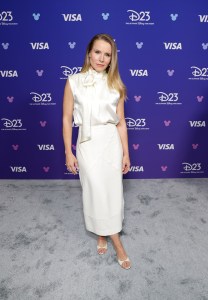 ANAHEIM, CALIFORNIA - AUGUST 14: Kristen Bell at the Disney Entertainment Showcase at D23: The Ultimate Disney Fan Event on August 14, 2026 in Anaheim, California. (Photo by Matt Winkelmeyer/Getty Images for Disney)