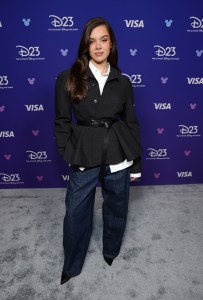 ANAHEIM, CALIFORNIA - AUGUST 14: Hailee Steinfeld at the Disney Entertainment Showcase at D23: The Ultimate Disney Fan Event on August 14, 2026 in Anaheim, California. (Photo by Matt Winkelmeyer/Getty Images for Disney)