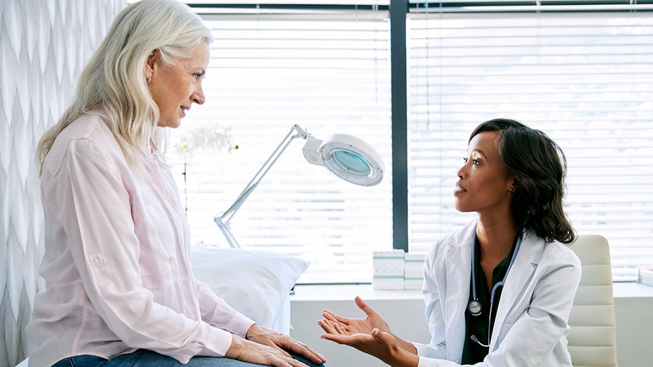 Doctor and patient.