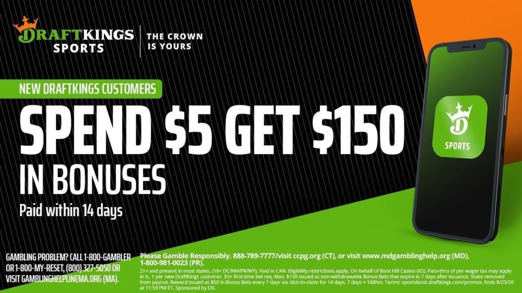 DraftKings promo code: Get $150 in bonus bets for Dodgers-Diamondbacks, MLB, UFC betting on Saturday DraftKings promo code: Get $150 in bonus bets for Dodgers-Diamondbacks, MLB, UFC betting on Saturday