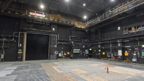 The Elstree Project An empty TV studio.