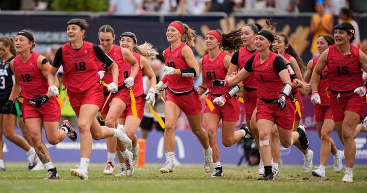 Canadian women, men’s flag football teams book 2028 Olympic tickets – National Canadian women, men’s flag football teams book 2028 Olympic tickets - National