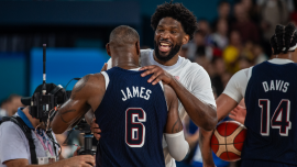 Most talented NBA starting lineup ever? LeBron James fits perfectly on 76ers ... if everything goes right