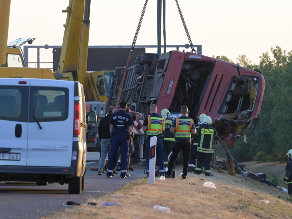 At least 12 people killed in Hungary bus crash At least 12 people killed in Hungary bus crash