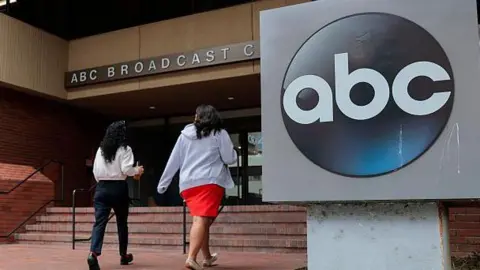 Getty Images An office building for KGO-TV, ABC’s channel 7 news affiliate, is seen on June in San Francisco, California