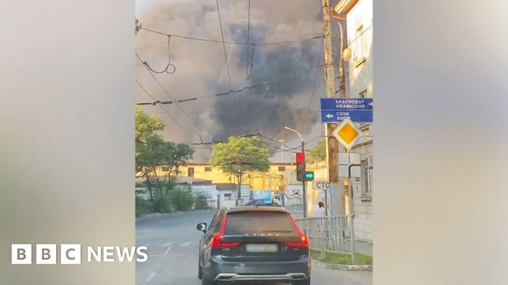 Major Russian grain export terminals hit in Ukraine Black Sea port attack Major Russian grain export terminals hit in Ukraine Black Sea port attack