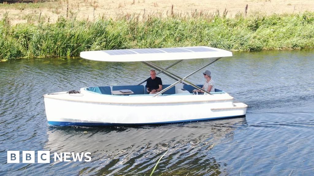 Solar boat trip on the Thames in heatwave not all smooth sailing Solar boat trip on the Thames in heatwave not all smooth sailing