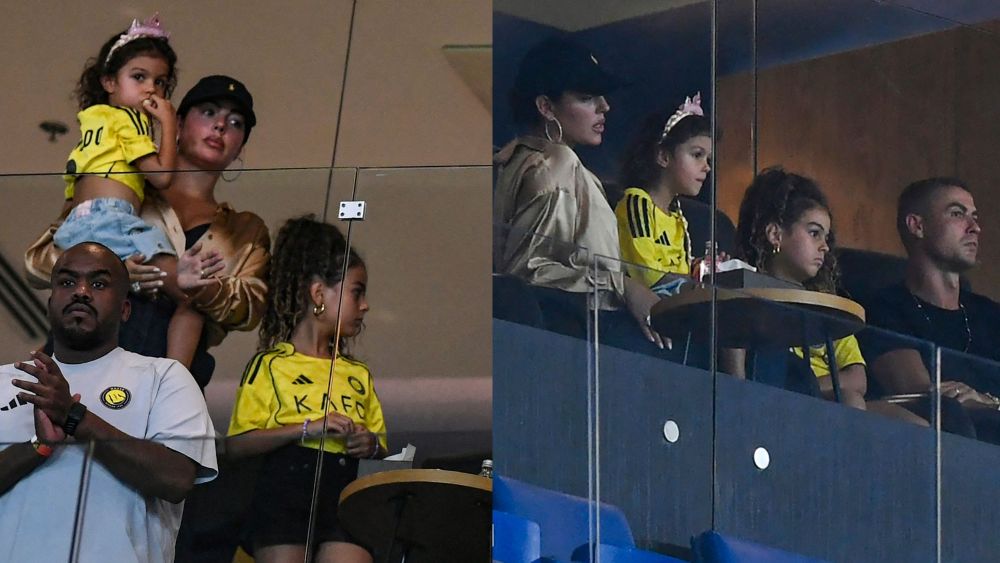 Georgina Rodríguez and Cristiano Ronaldo’s Newlywed Debut Is a Sporty Family Affair Georgina Rodríguez and Cristiano Ronaldo’s Newlywed Debut Is a Sporty Family Affair