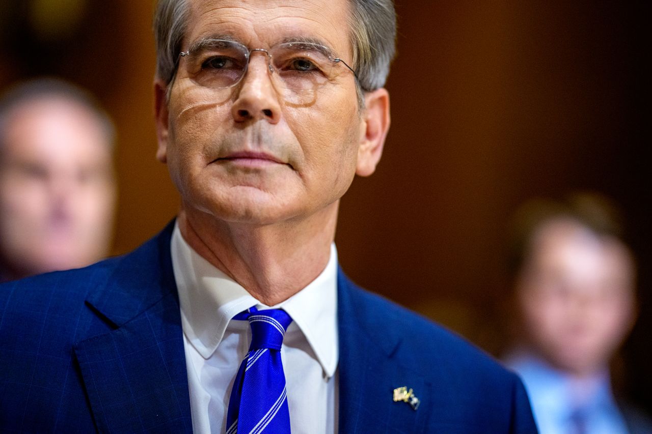 US Treasury Secretary Scott Bessent arrives for a Senate Finance Committee hearing on Capitol Hill on June 12, 2025.