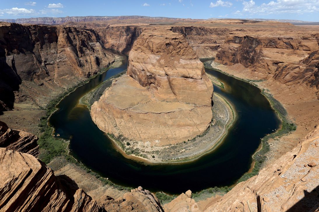 A view of the Colorado River at Horseshoe Bend on July 31.