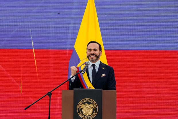 Newly president of Colombia Abelardo de la Espriella Heads First Event With Colombian Army