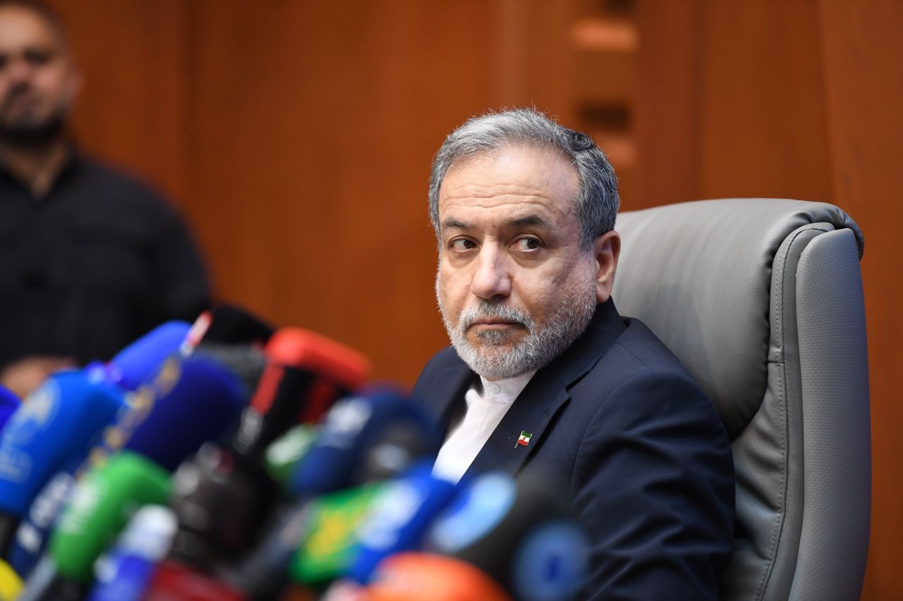 Iran's Foreign Minister Seyed Abbas Araghchi attends a ceremony in Tehran, Iran, on August 11.