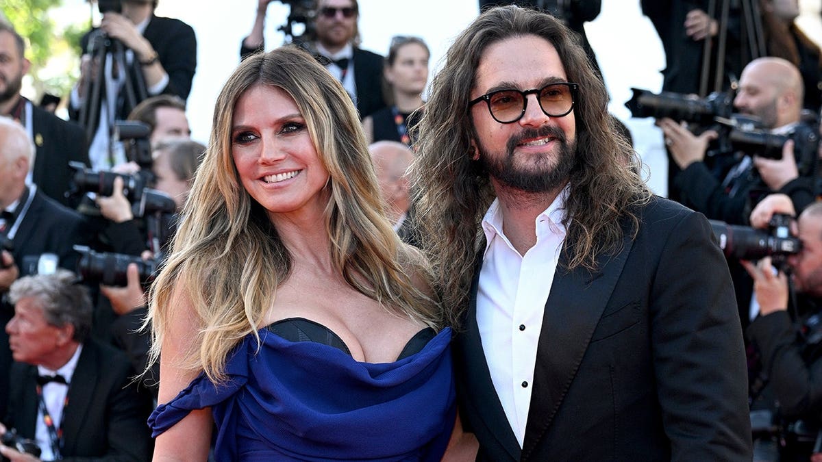 Heidi Klum and Tom Kaulitz at a screening of a movie at the Cannes Film Festival in May 2026.