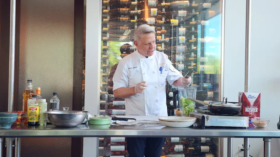 The Healthy Table cooking demonstration with Chef Charles Wiley