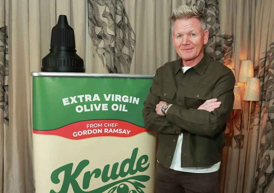 Gordon Ramsay attends the launch of 'Krude' olive oil hosted by owners Gordon Ramsay, Ben Caring and Elle Caring at Soho Mews House on May 21, 2026 in London, England. (Courtesy of Grant Buchanan/Dave Benett/Getty Images)