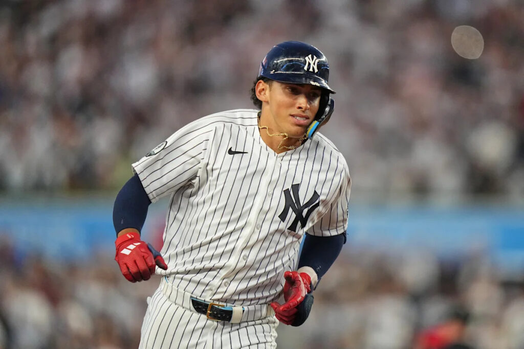 George Lombard Jr. drills home run in debut with Yankees for first career hit in matchup vs. Cardinals George Lombard Jr. drills home run in debut with Yankees for first career hit in matchup vs. Cardinals