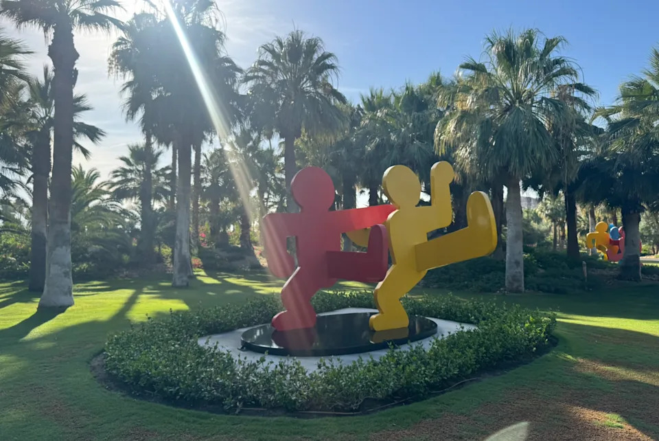 Keith Haring sculpture