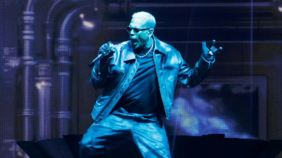 Chris Brown performs at Nissan Stadium on July 25, 2026 in Nashville, Tennessee.