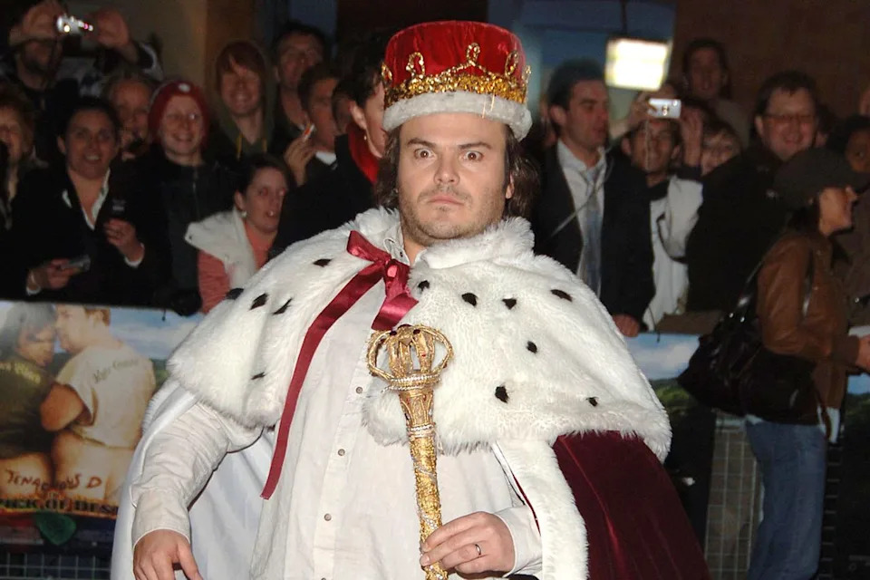 Jack Black during "Tenacious D in the Pick of Destiny" World Premiere in London, Great Britain.Credit: Jon Furniss/WireImage