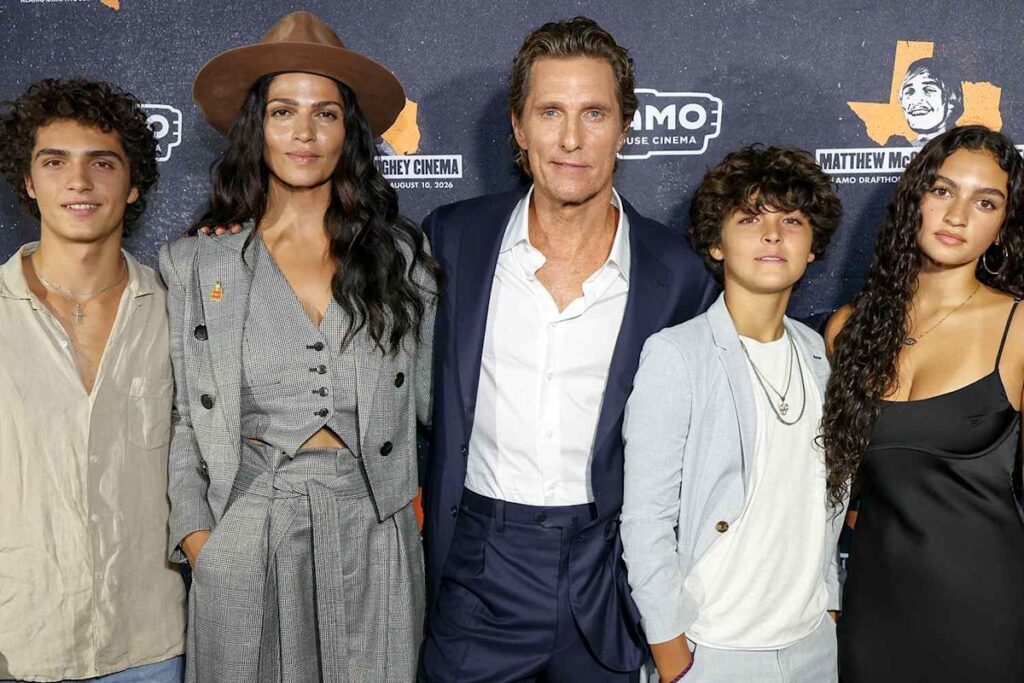Matthew McConaughey and Wife Camila Pose with All 3 of Their Kids in Rare Red Carpet Appearance Matthew McConaughey and Wife Camila Pose with All 3 of Their Kids in Rare Red Carpet Appearance