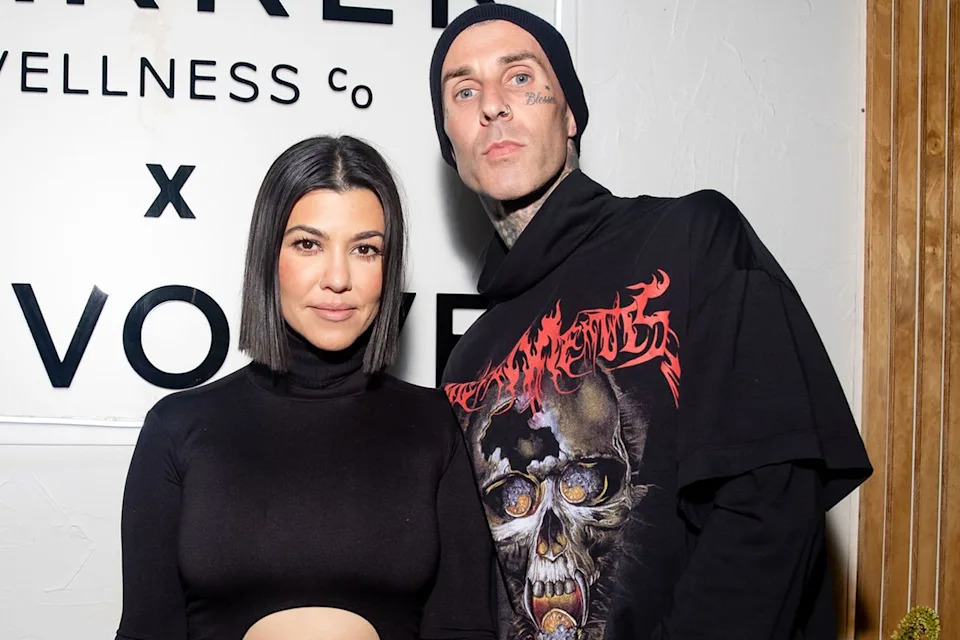 Kourtney Kardashian and Travis Barker in Malibu in September 2022Credit: Jason Sean Weiss/BFA.com/Shutterstock