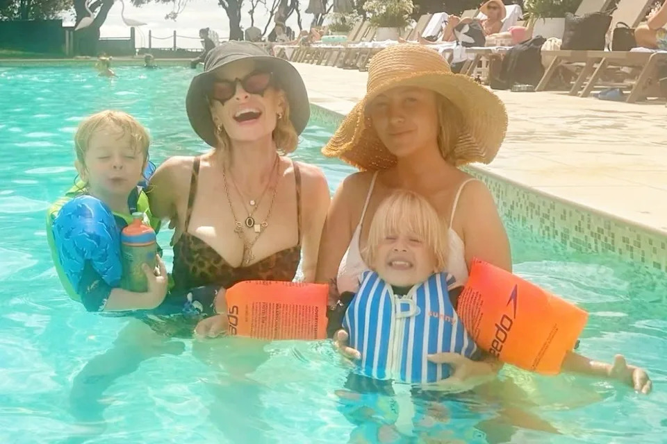 Kelly Osbourne and son Sidney joined friends on vacationCredit: Kelly Osbourne/Instagram