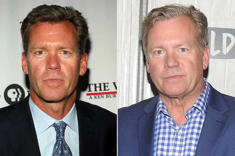 Chris Hansen on Sept. 17, 2007, in New York City; Chris Hansen on May 9, 2017, in New York CityCredit: Rob Loud/Getty; Brad Barket/Getty