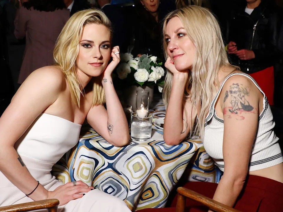 Kristen Stewart and Dylan Meyer attend 'The Hollywood Reporter' Nominees Night on March 07, 2022 in Beverly Hills, Calif.Credit: Sara Jaye/Getty