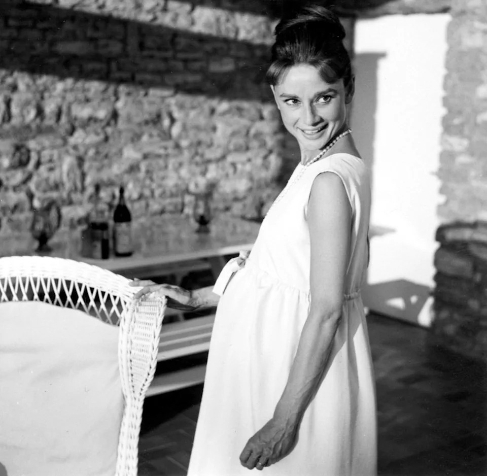 Audrey Hepburn during her pregnancy with Sean in 1960Credit: Mel Ferrer