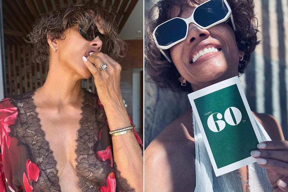 Halle Berry celebrating her 60th birthdayCredit: Halle Berry/Instagram (2)