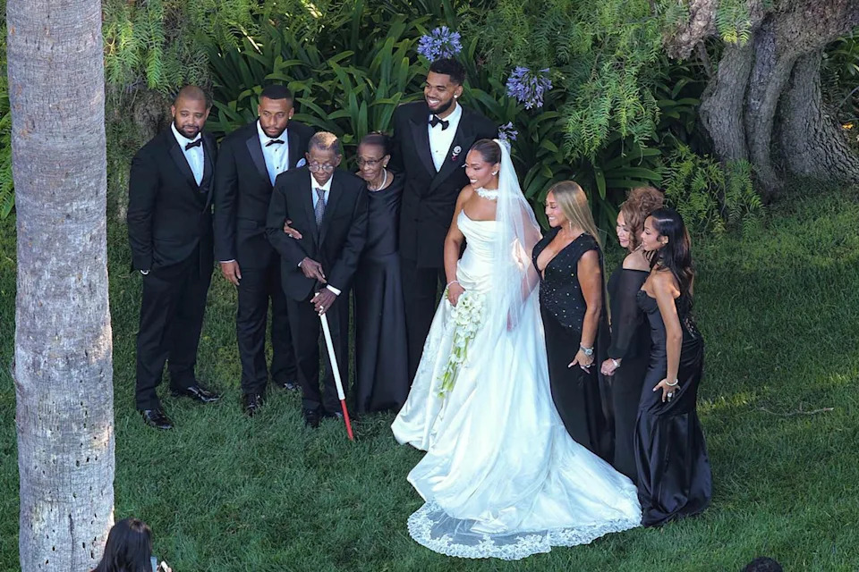 Karl-Anthony Towns and Jordyn Woods' wedding on Aug. 15, 2026Credit: backgrid
