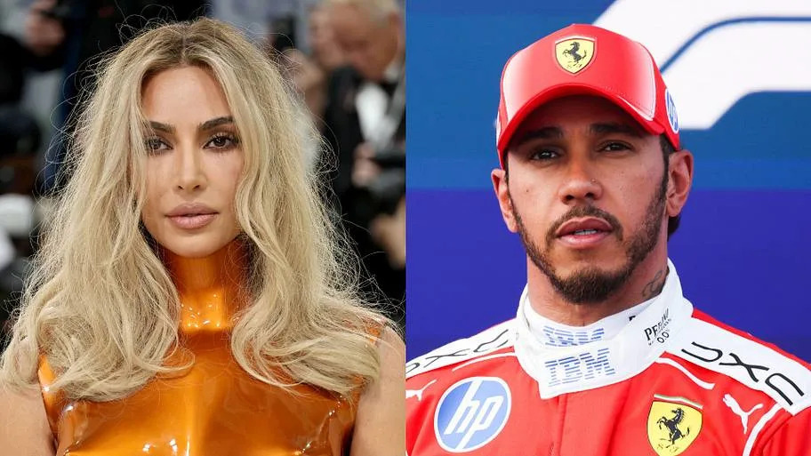 Kim Kardashian and Lewis Hamilton