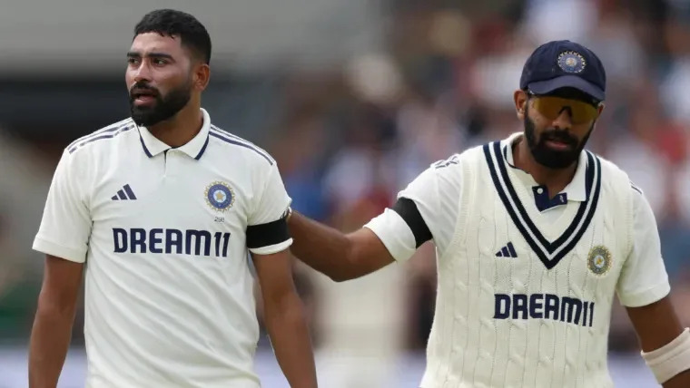 Mohammed Siraj Jasprit Bumrah