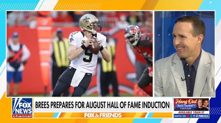Drew Brees details his upcoming NFL Hall of Fame induction, promotes food allergy awareness
