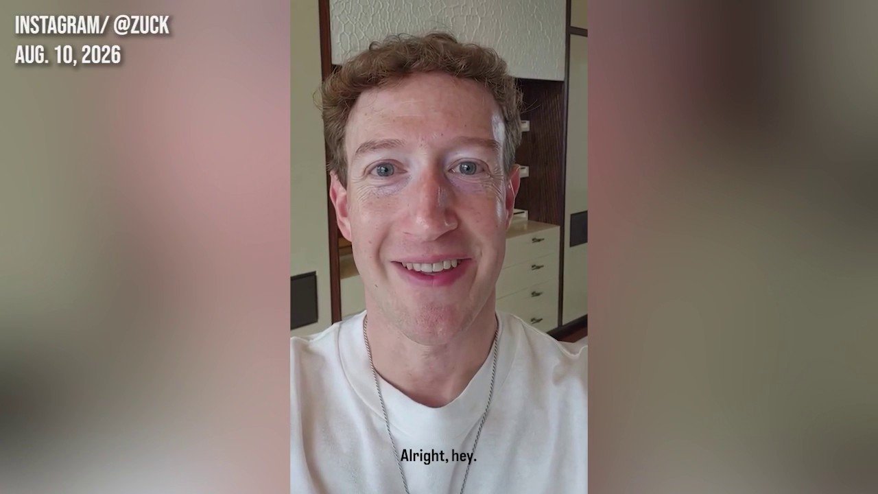 Meta CEO Mark Zuckerberg announced access to new artificial intelligence models as part of the company's "personal superintelligence" push. (Instagram/ @zuck)