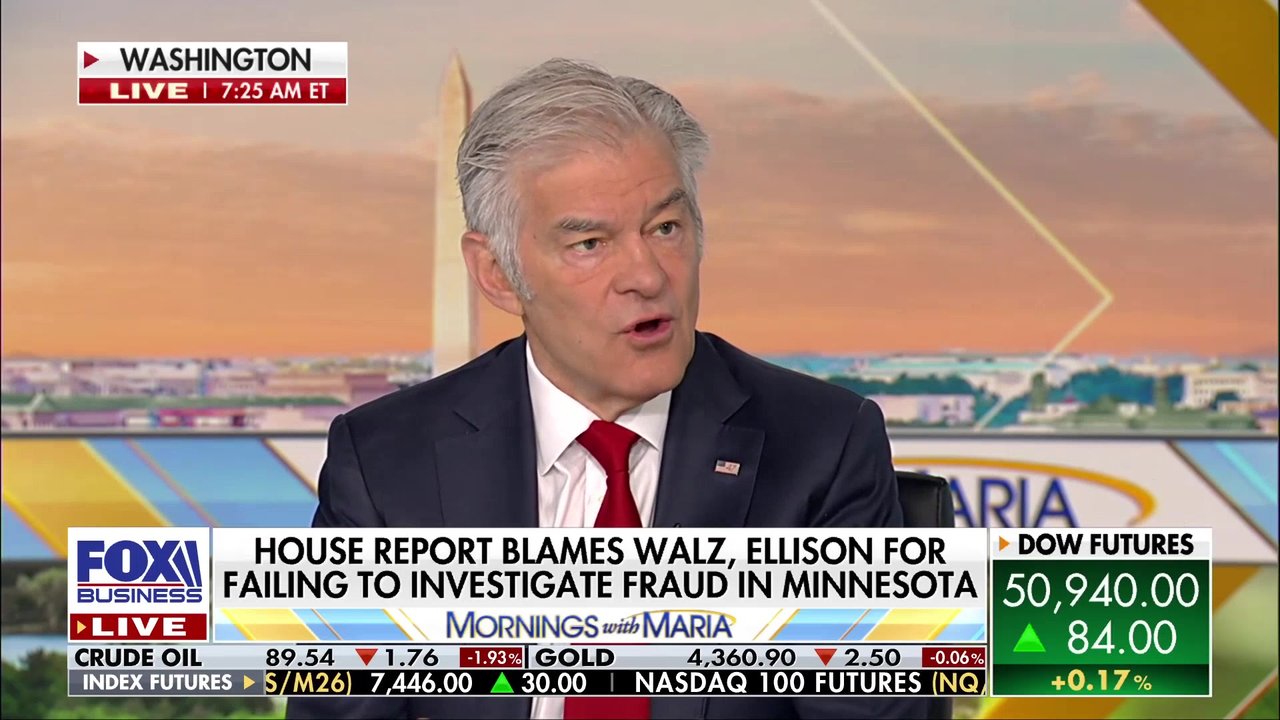 CMS Administrator Dr. Mehmet Oz reveals whistleblowers in Minnesota were 'ostracized' and called 'racist' for trying to address Medicaid fraud involving Somalis.