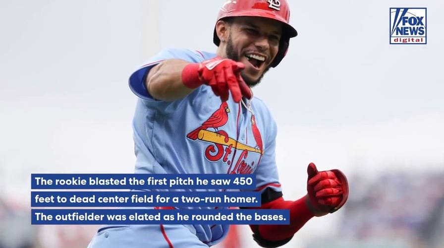 MLB rookie homers on first pitch of big league career in storybook moment