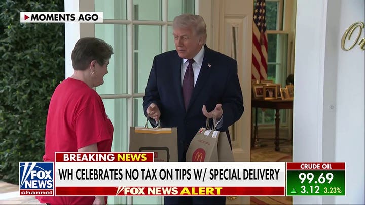 DoorDasher who delivered to Trump at White House details impact of ‘No Tax on Tips’