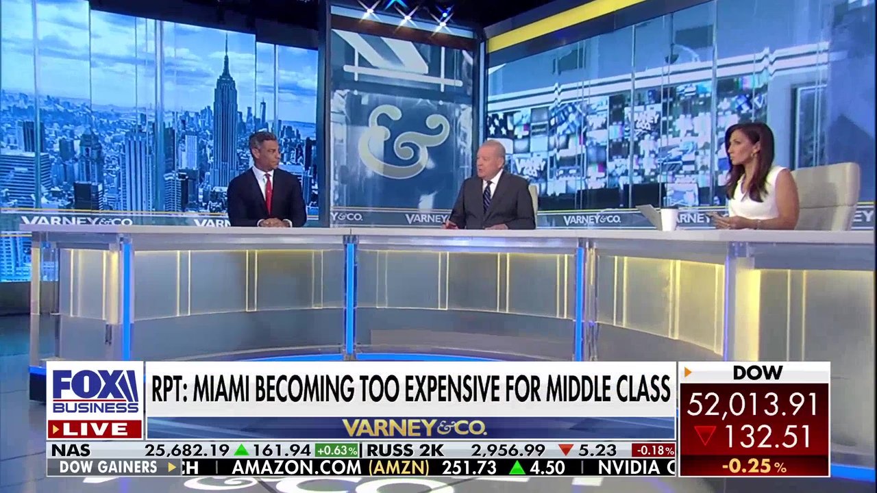 Former Miami Mayor Francis Suarez discusses Miami's 36% consumer price index hike since 2019, making it pricier than NYC. He addresses housing affordability for the middle class and Cuba's impending collapse.