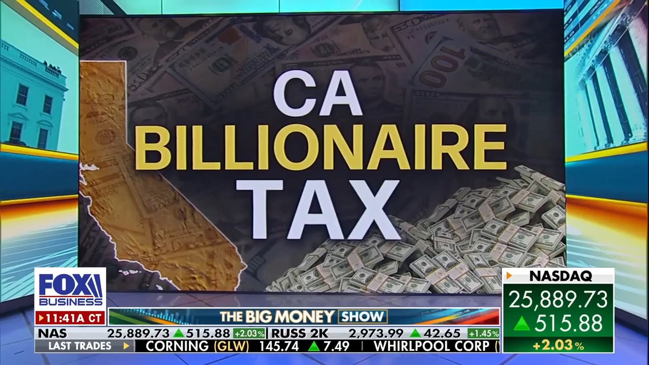 FOX Business contributor Josh Schafer discusses the California Democratic Party's endorsement of a billionaire tax and raises questions on the revenue on 'The Big Money Show.'