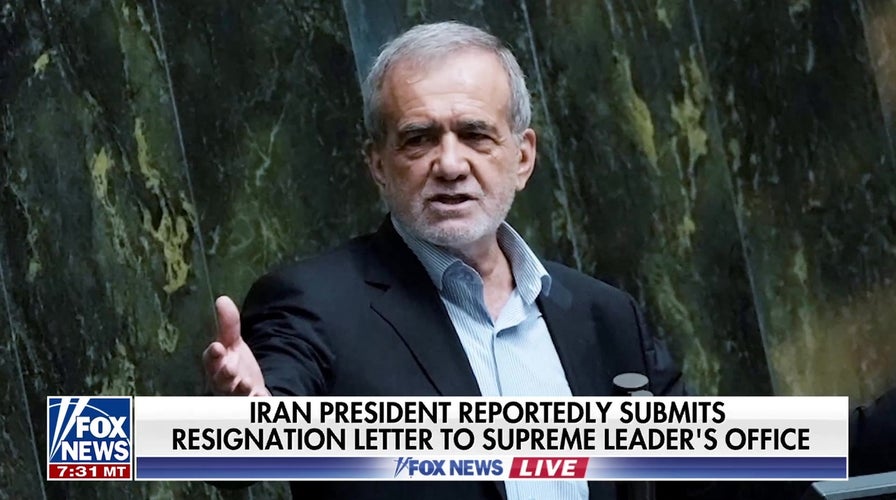 Iran's president reportedly submits resignation letter