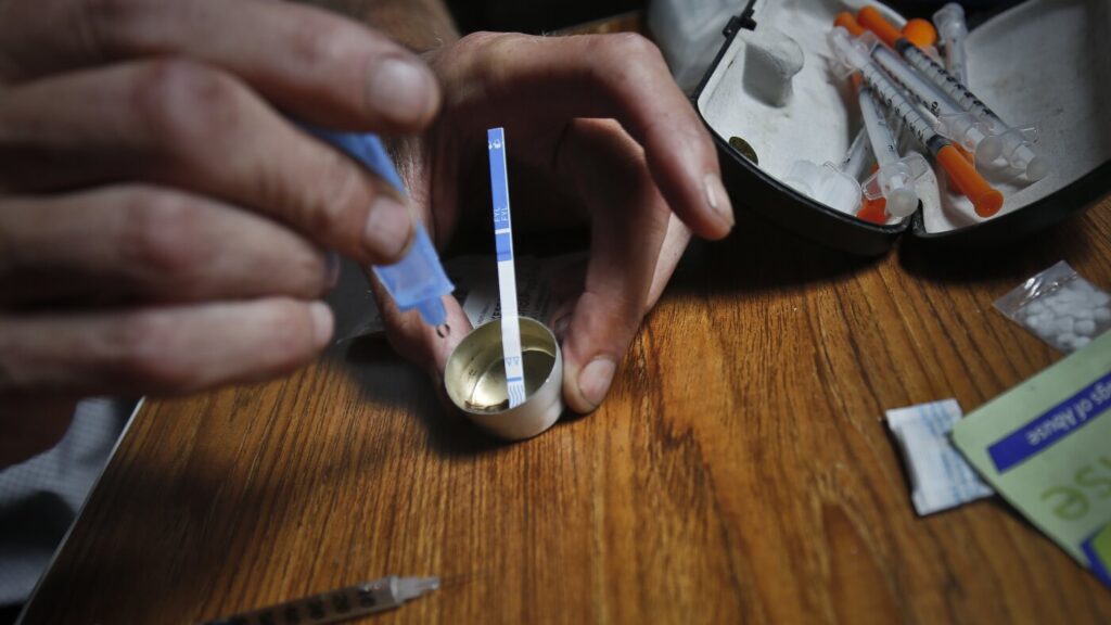 Federal funds can't be used to give test strips to drug users, raising overdose fears